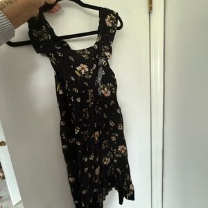 Target brand Floral Black Sleeveless Dress